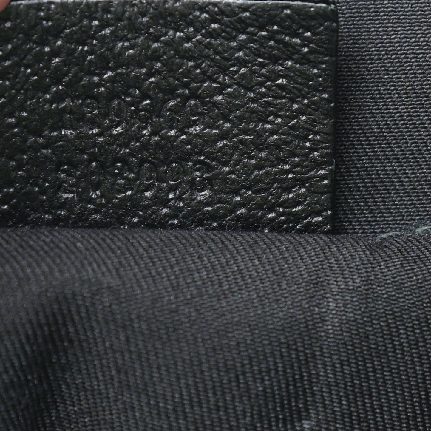 GG Monogram Medium Web Handle Vertical Tote Black