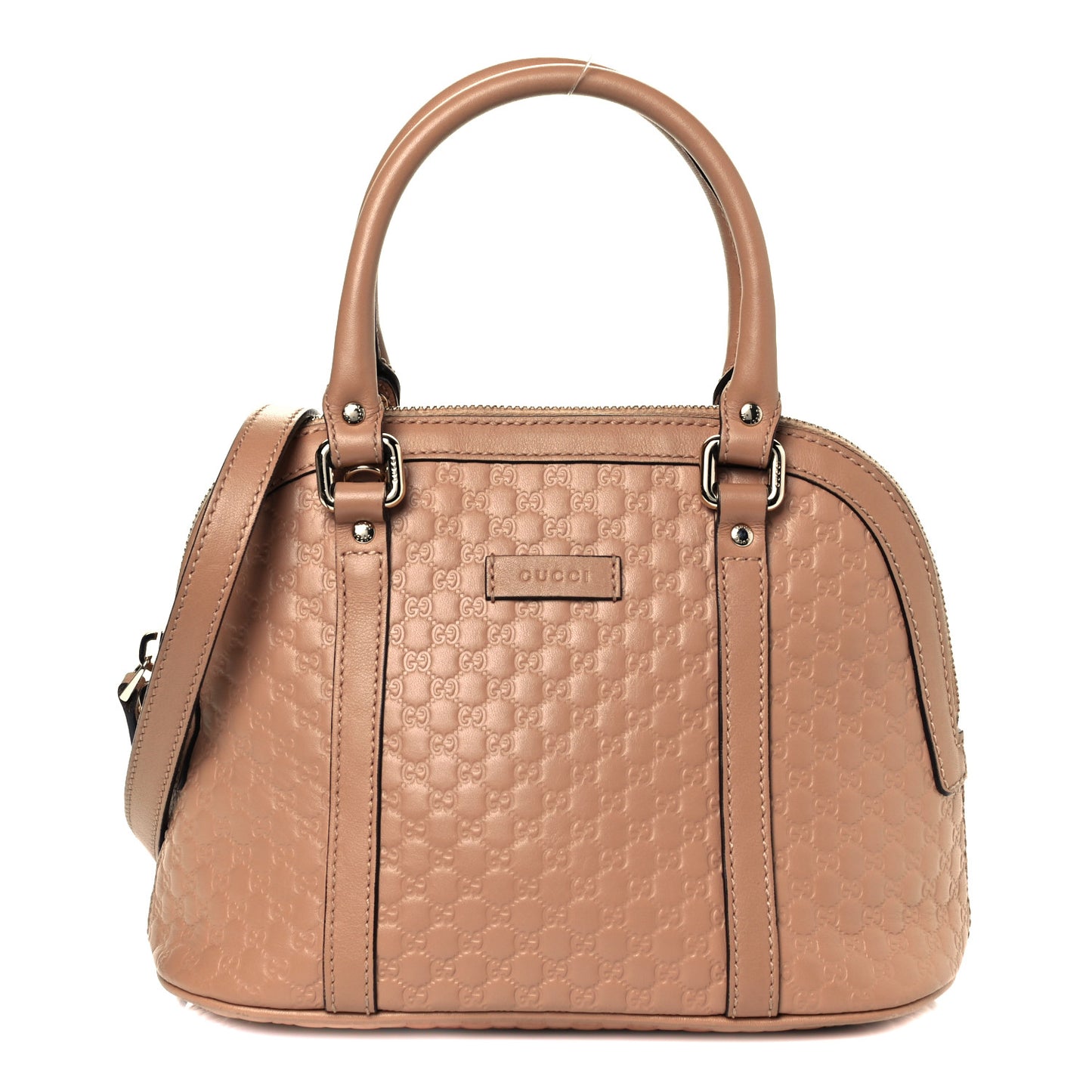 Soft Microguccissima Mini Dome Bag Camelia