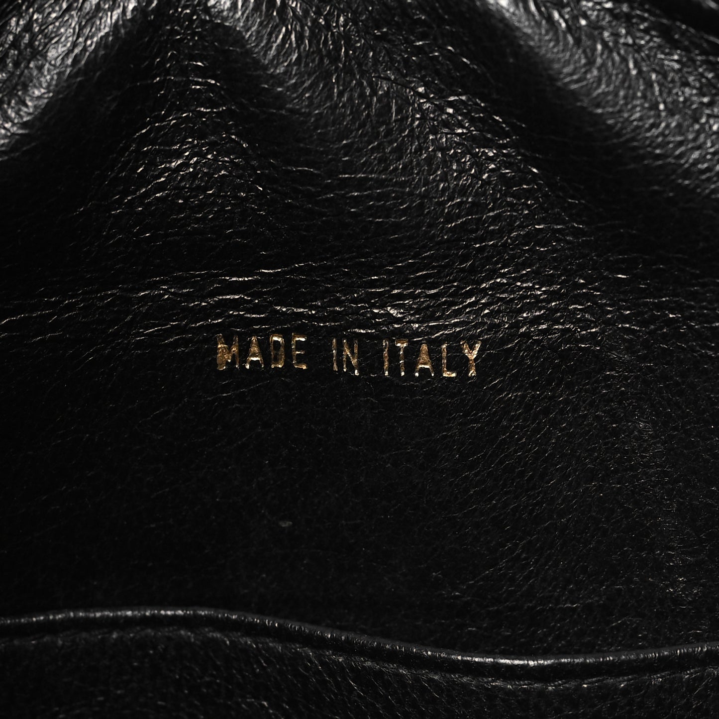 Lambskin Quilted Messenger Bag Black