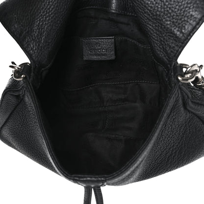 Gucci Calfskin Bamboo Croisette Evening Bag Black 5 of 10