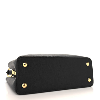 Louis Vuitton Taurillon Capucines PM Black 4 of 10