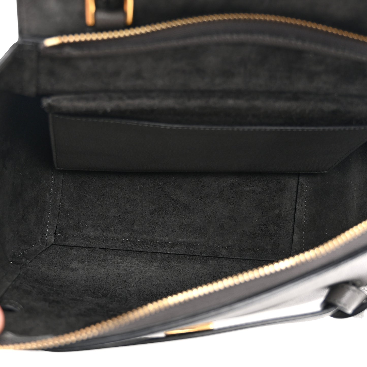 Baby Grained Calfskin Micro Belt Bag Grey
