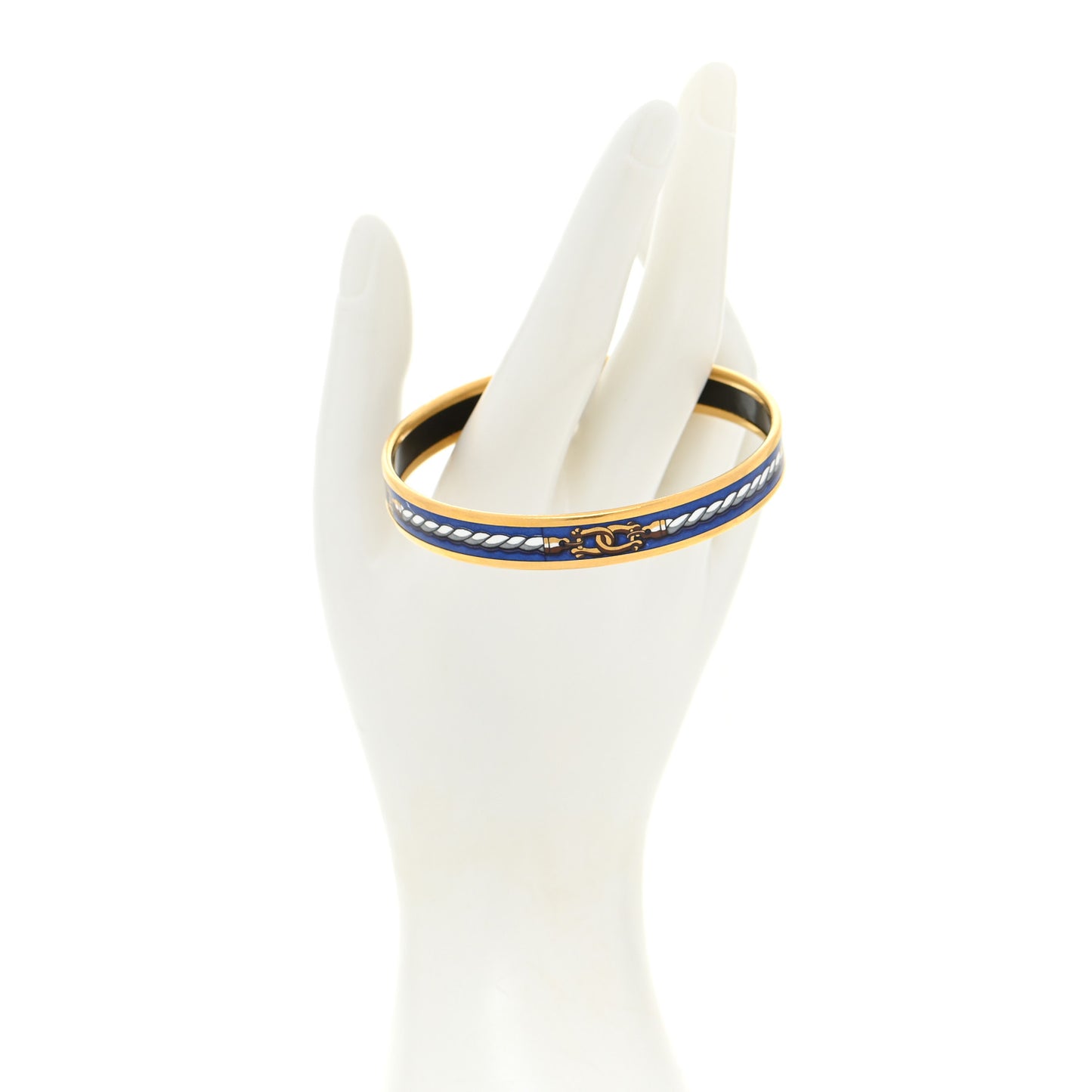 Enamel Printed Rope Chain Link Narrow Bracelet 70