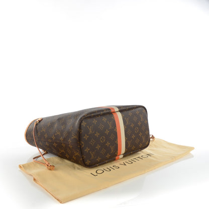 Louis Vuitton Monogram My LV Heritage Neverfull MM Orange Ivory 4 of 8