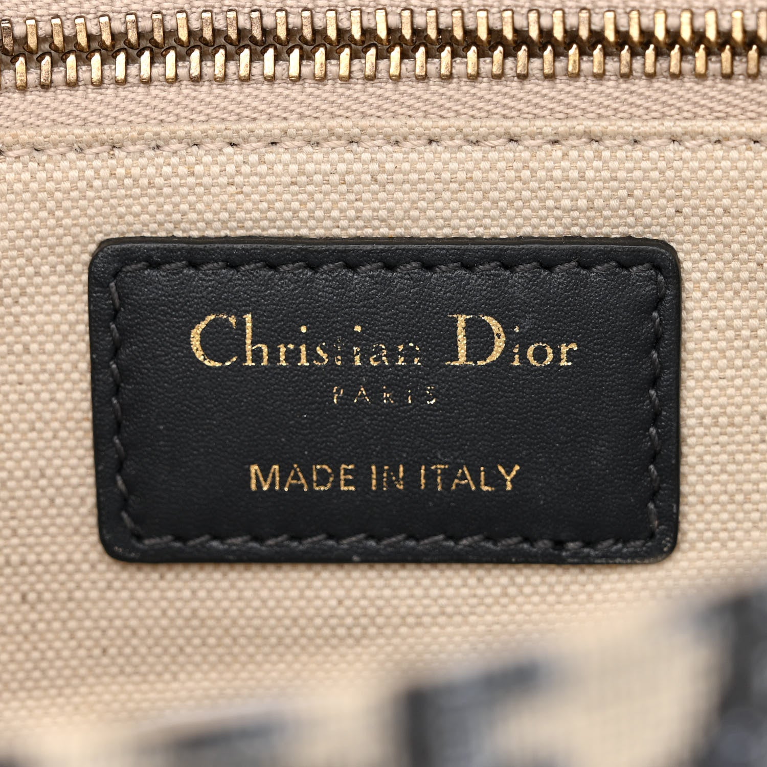 Christian Dior Oblique Small DiorAddict Flap Bag Navy Blue 6 of 14