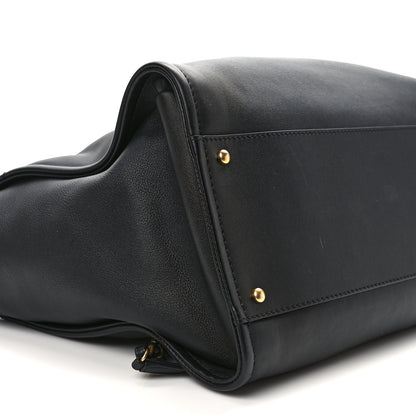 Chanel Calfskin Medium Deauville Tote Black Multicolor 8 of 9