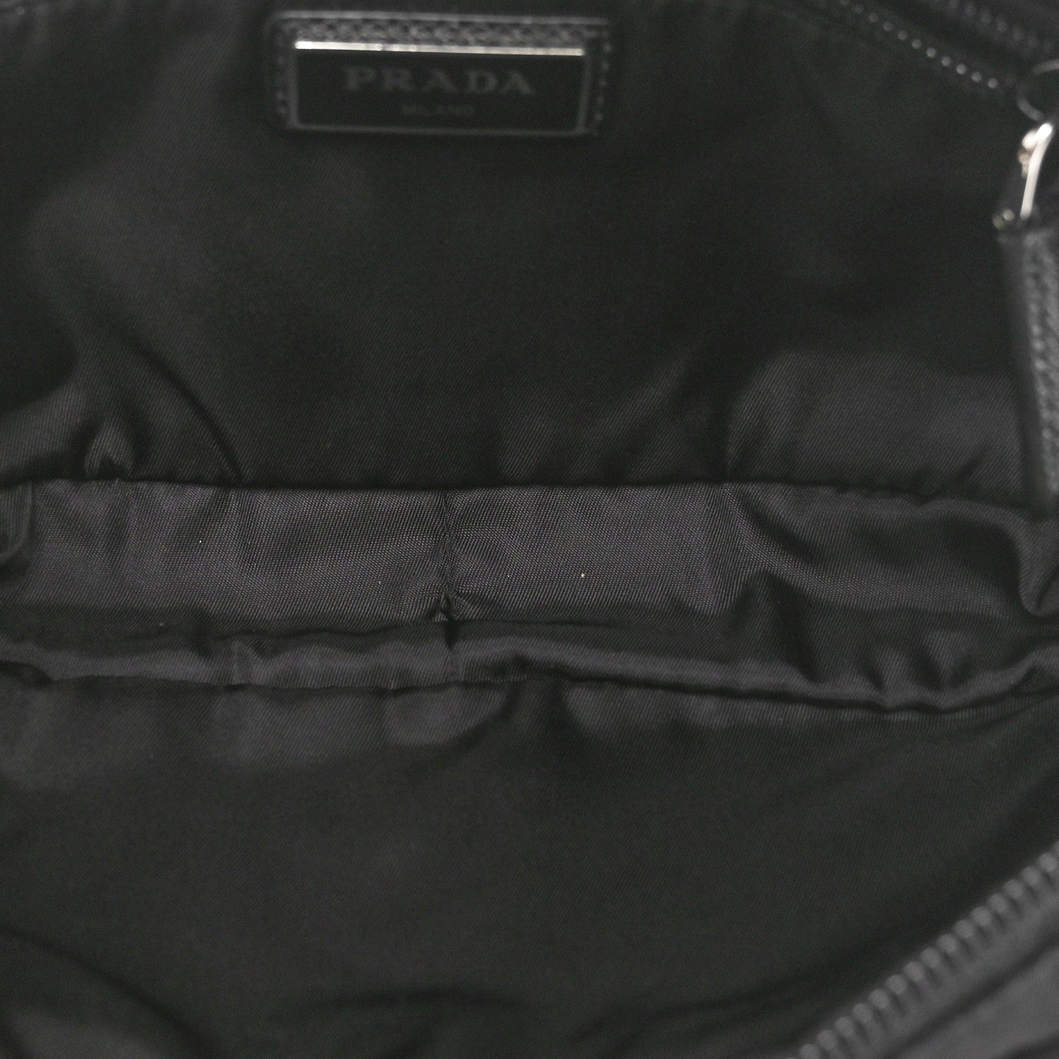 Prada Tessuto Nylon Belt Bag Black 5 of 9