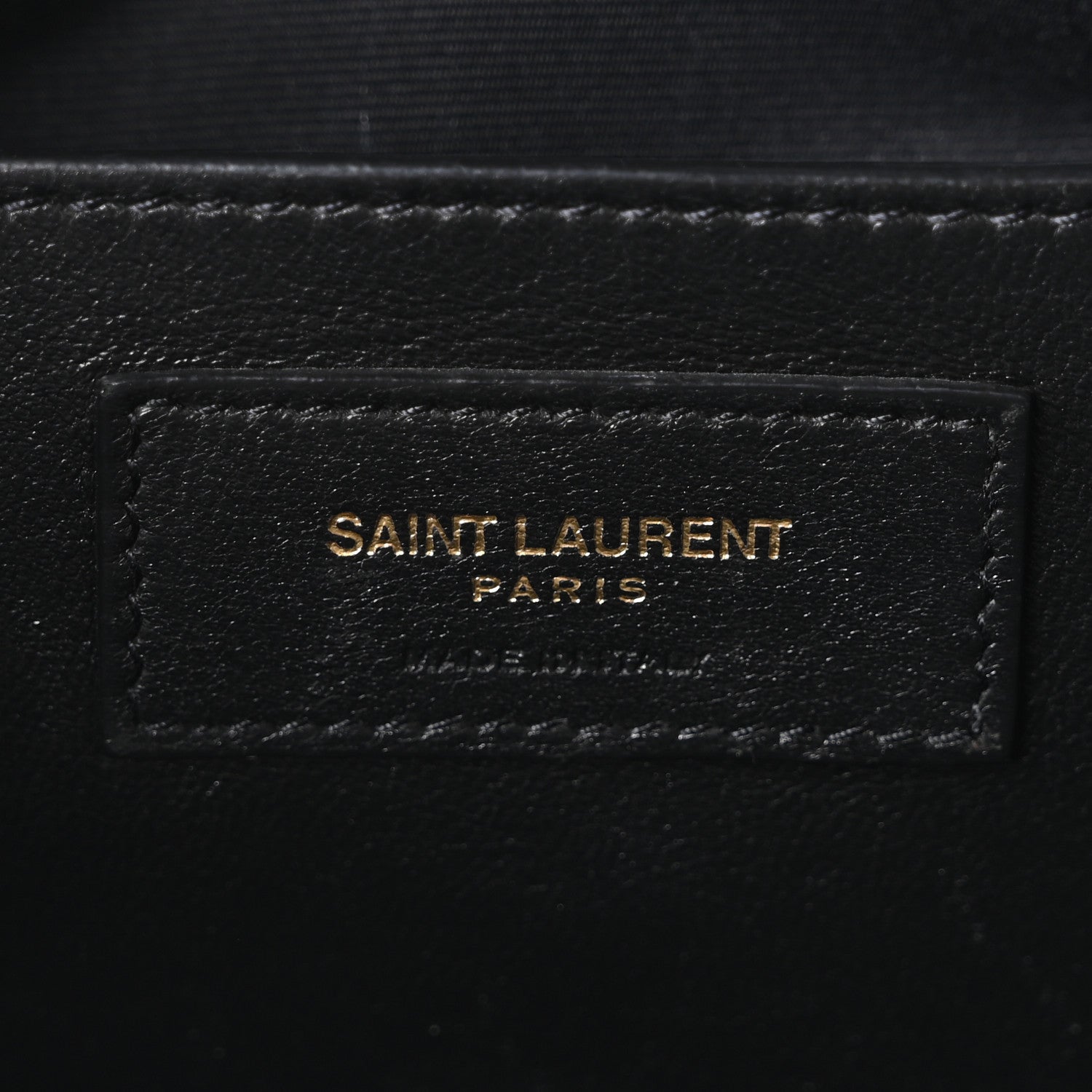 Saint Laurent Calfskin Raffia Mini Tote Black 5 of 9