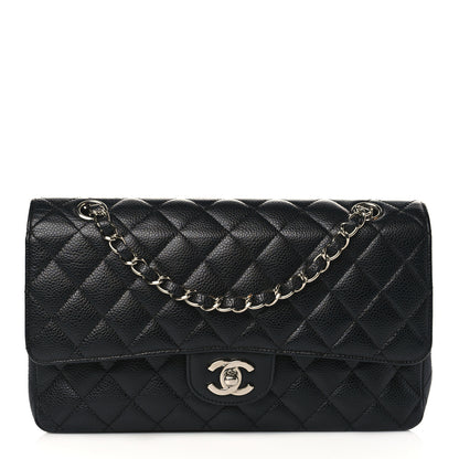 Chanel Caviar Quilted Medium Double Flap Black 1 of 8