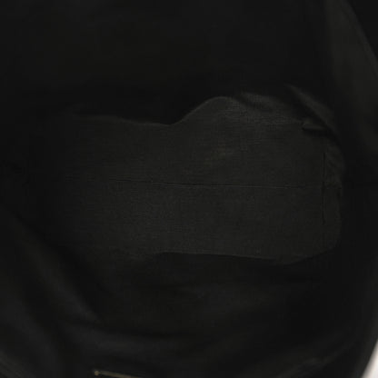 Salvatore Ferragamo Patent Gancini Embossed Tote Black 5 of 9