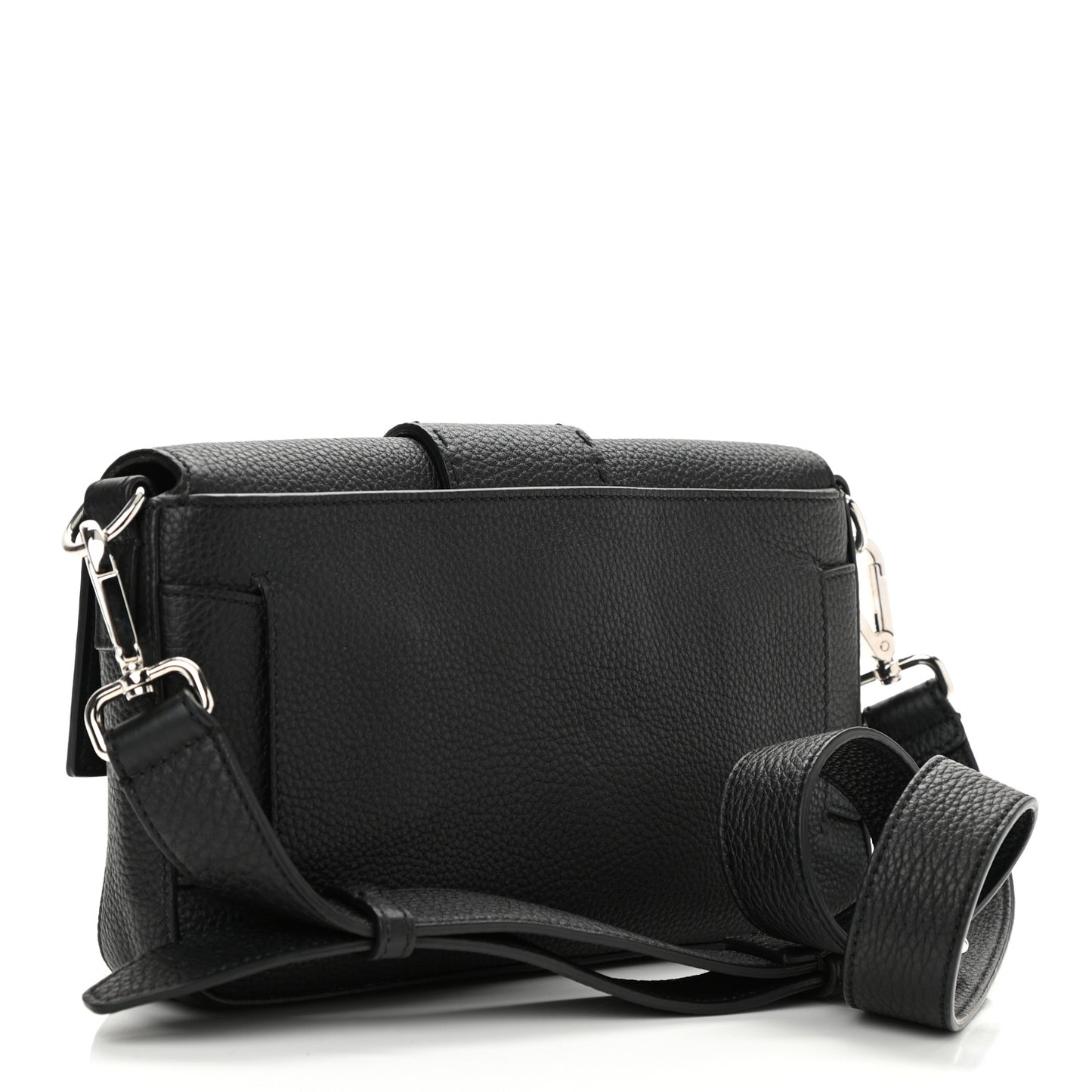 Cuoio Romano Selleria Belt Baguette Bag Black