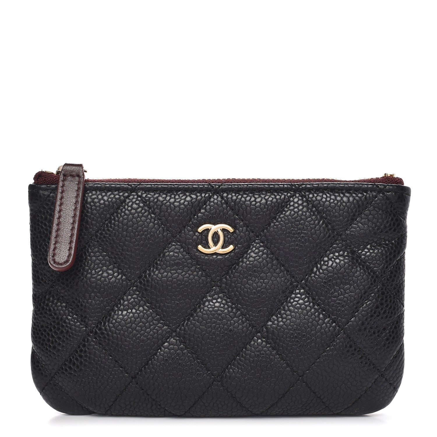 Chanel Caviar Quilted Small Cosmetic Case Black 1 of 8