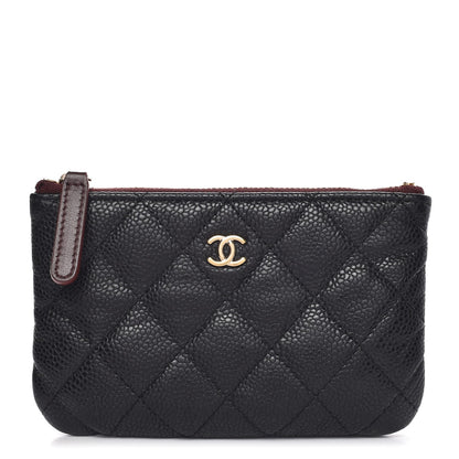 Chanel Caviar Quilted Small Cosmetic Case Black 1 of 8