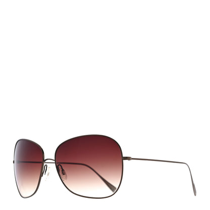 Oliver Peoples Metal Polarized Elsie Aviator Sunglasses Gold 1 of 7