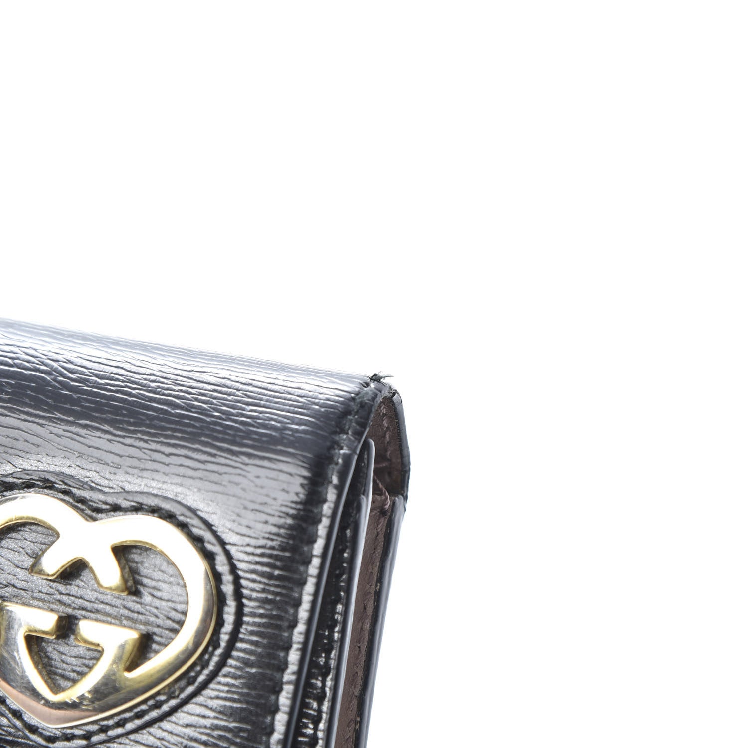 Gucci Shangai Calfskin Lovely Heart Continental Wallet Black 16 of 16