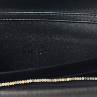 Christian Dior Metallic Brushed Calfskin Miss Dior Promenade Pouch Gunmetal 7 of 21