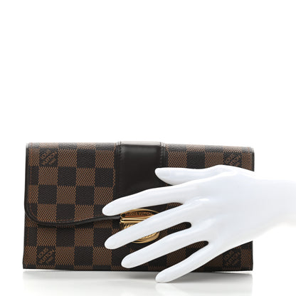 Louis Vuitton Damier Ebene Sistina Wallet 3 of 5