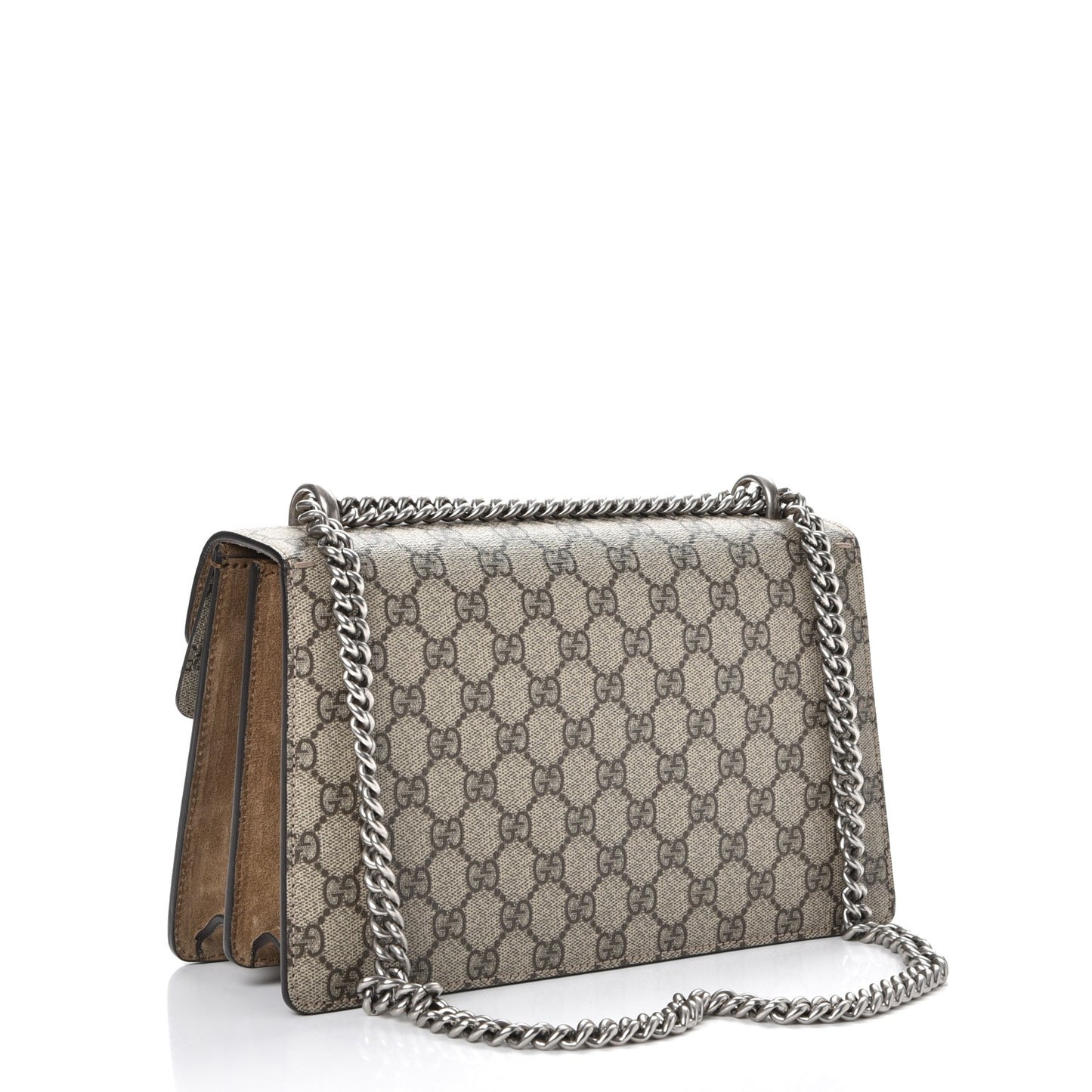 GG Supreme Monogram Small Dionysus Shoulder Bag Taupe