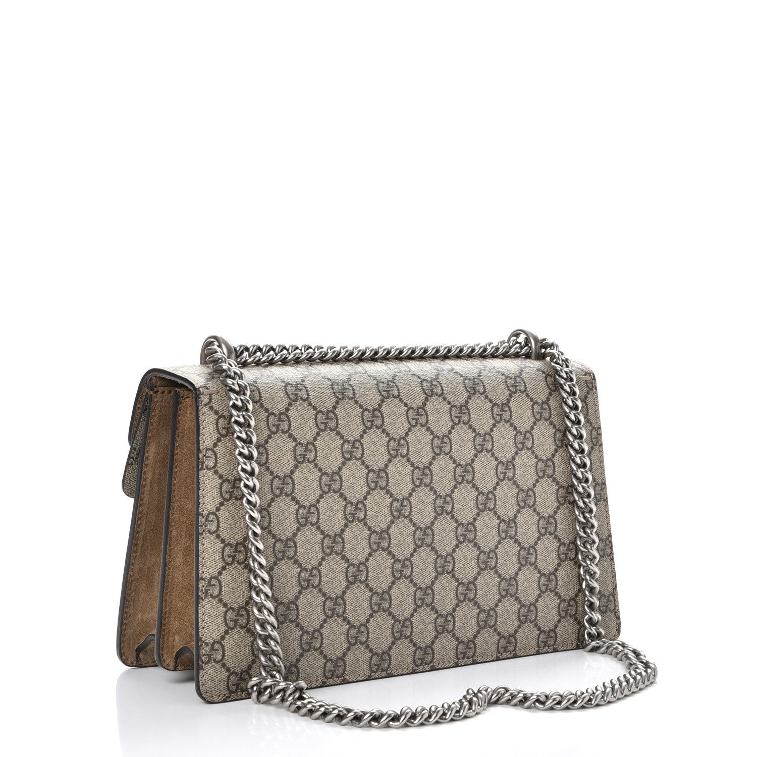 Gucci GG Supreme Monogram Small Dionysus Shoulder Bag Taupe 4 of 8