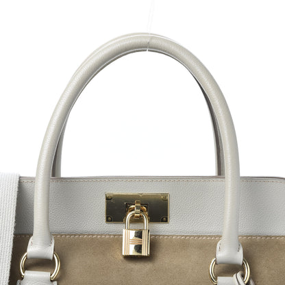 Hermes Veau Grizzly Evercolor Toolbox 26 Gris Perle 10 of 10
