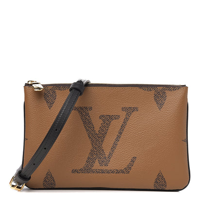 Louis Vuitton Reverse Monogram Giant Double Zip Pochette 1 of 9
