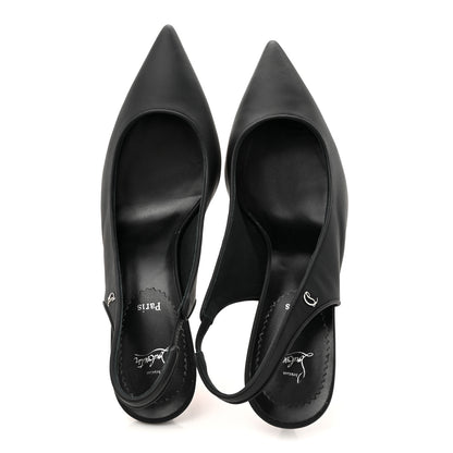 Christian Louboutin Nappa Sporty Kate Slingback 55 Pumps 40.5 Black 2 of 12