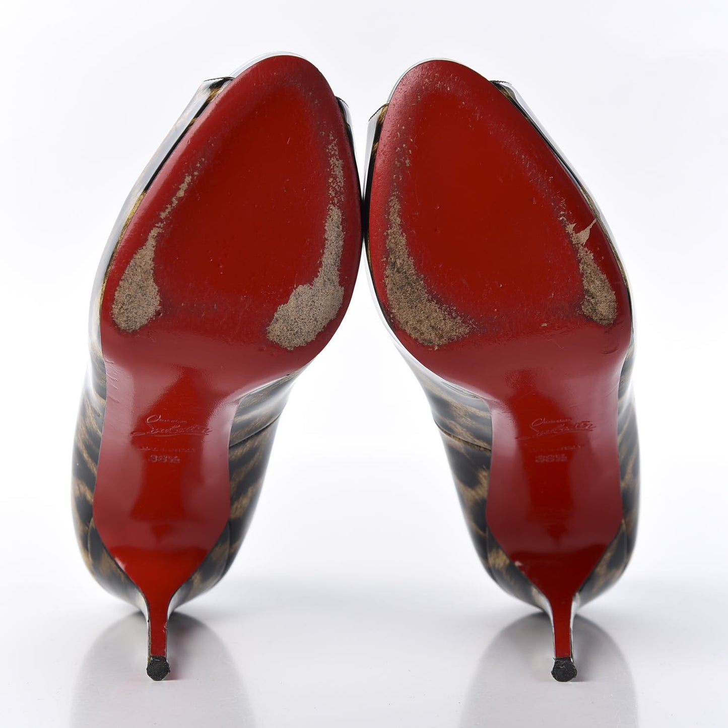 Patent Leopard New Very Prive 120 Pumps 38.5 Black