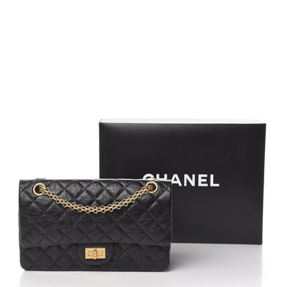Chanel Aged Calfskin Quilted 2.55 Reissue 225 Flap Black 11 of 11