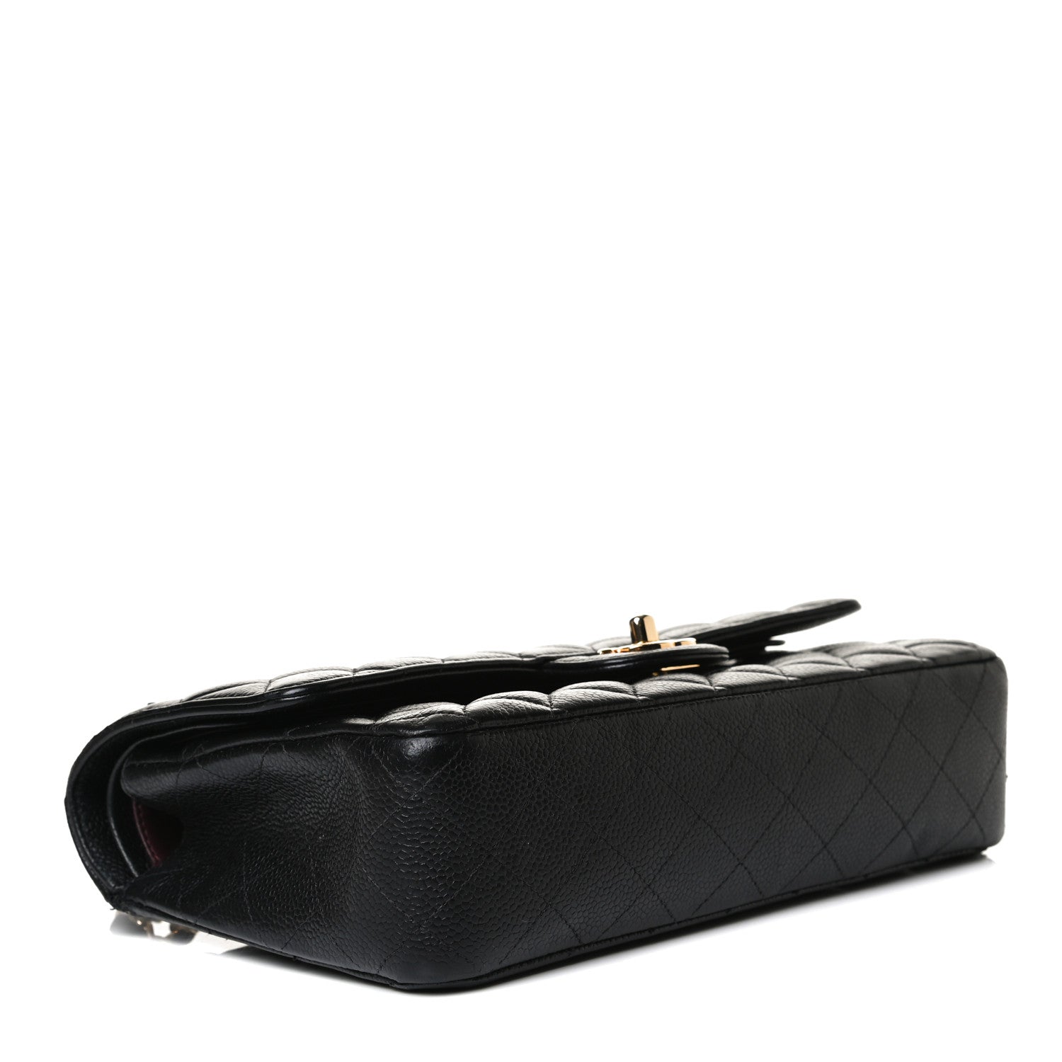 Chanel Caviar Quilted Medium Double Flap Black 3 of 17