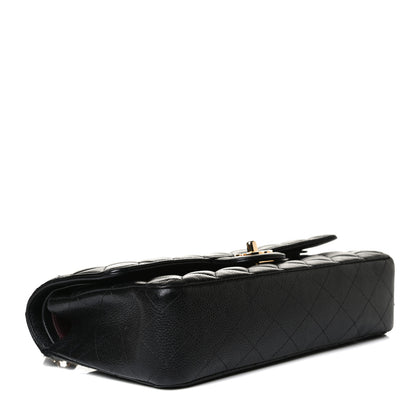 Chanel Caviar Quilted Medium Double Flap Black 3 of 17