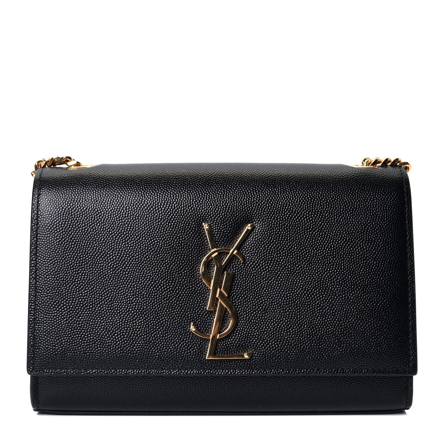 Grain De Poudre Small Monogram Kate Satchel Black