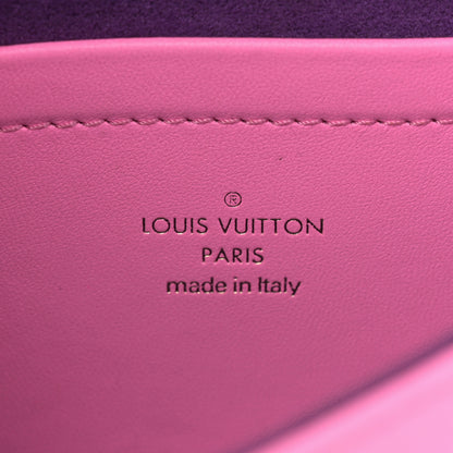 Louis Vuitton Lambskin Embossed Monogram Vuittamins Pochette Coussin Rose Violet 7 of 12