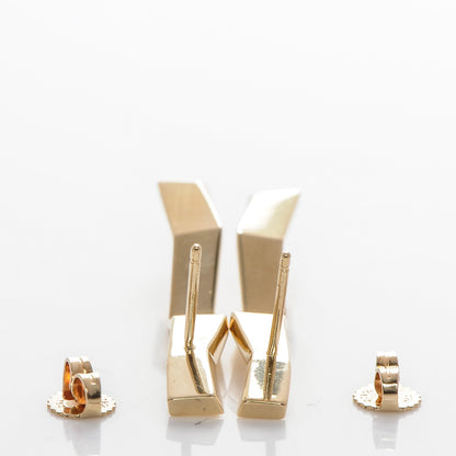 Tiffany 18K Yellow Gold Frank Gehry Fold Earrings 6 of 6