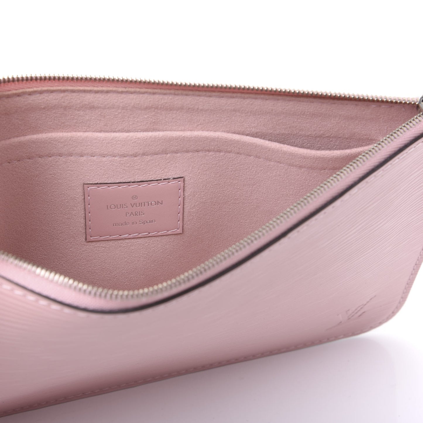 Epi Neverfull Pochette MM GM Rose Ballerine