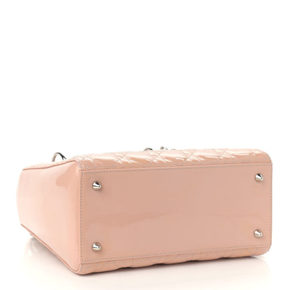 Christian Dior Patent Cannage Medium Lady Dior Pale Pink 4 of 15