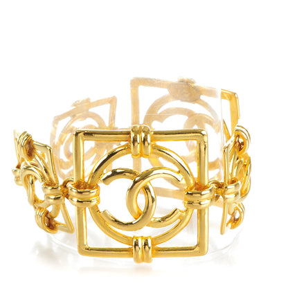 Chanel CC Square Bracelet Gold 1 of 5