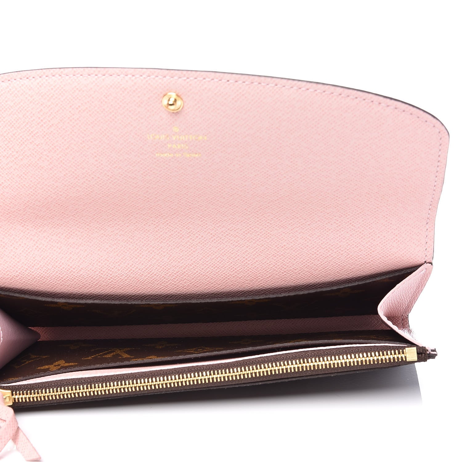 Louis Vuitton Monogram Emilie Wallet Rose Ballerine 5 of 9