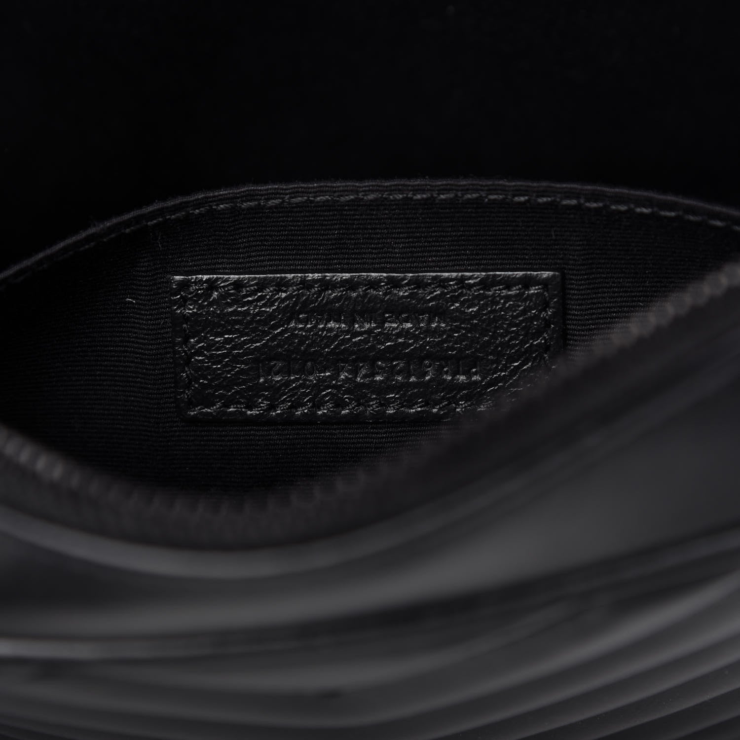 Saint Laurent Calfskin Matelasse Monogram Lou Camera Bag Black 9 of 11