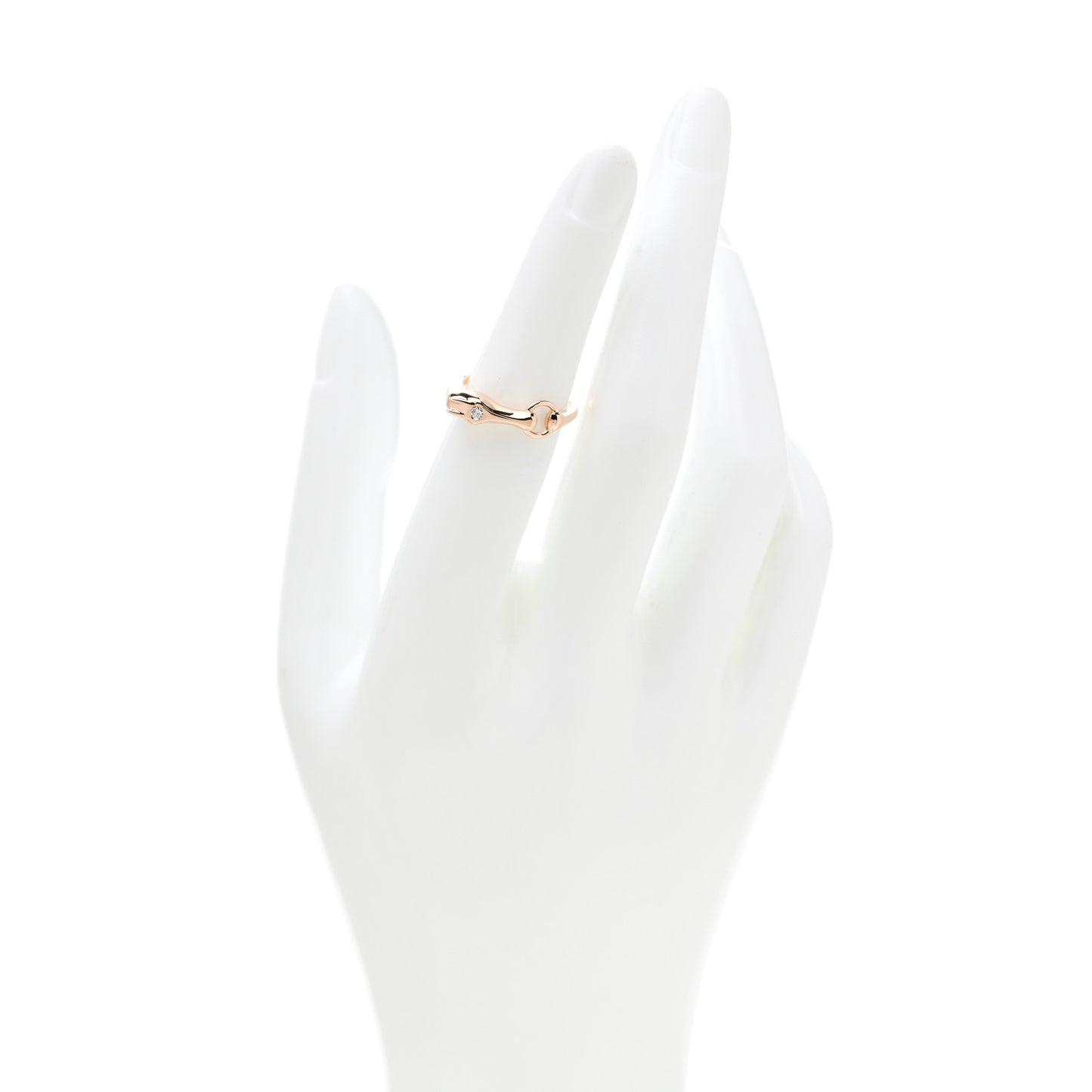 18K Rose Gold Diamond TPM Galop Ring 50 5.25