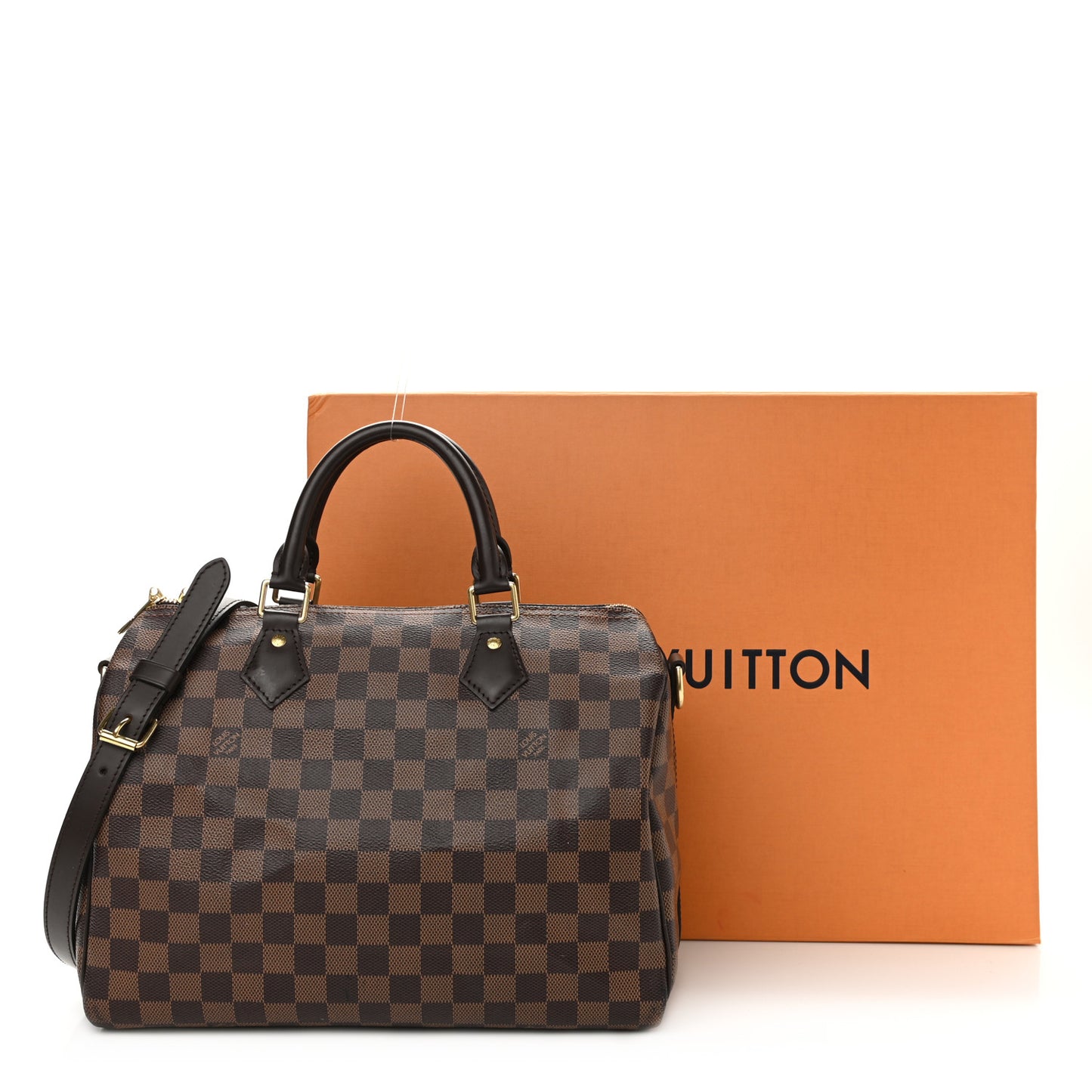 Damier Ebene Speedy Bandouliere 30