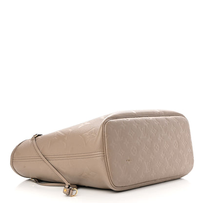 Louis Vuitton Empreinte Monogram Giant Neverfull MM Tourterelle 5 of 12