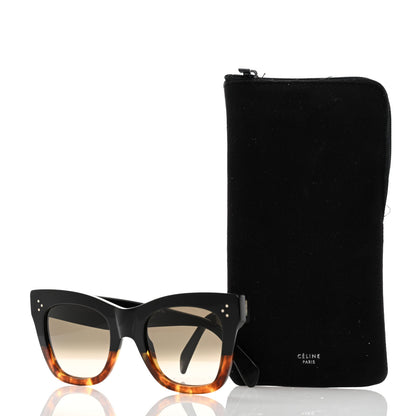 Celine Catherine Sunglasses CL 41090/S Black Havana 7 of 7