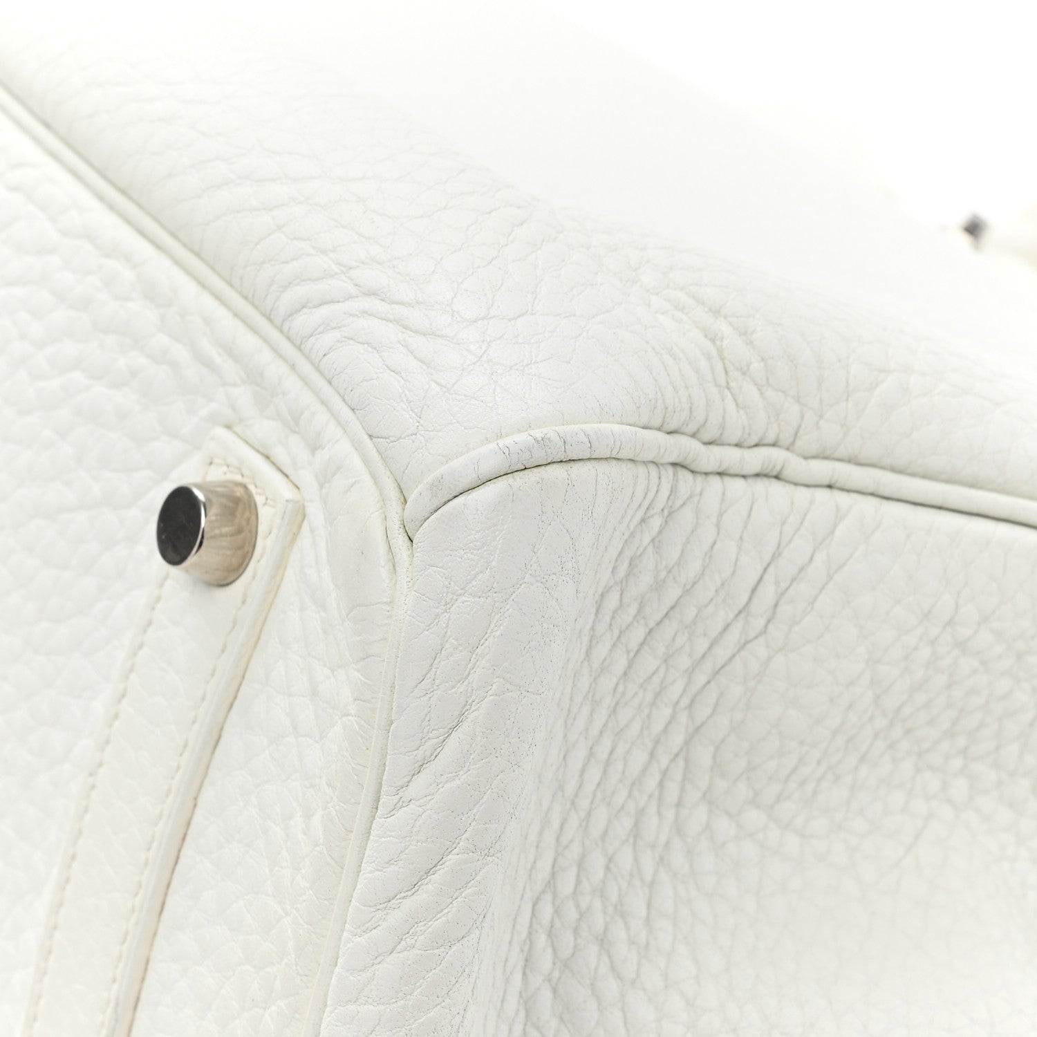 Hermes Taurillon Clemence BIRKIN 35 White 16 of 18