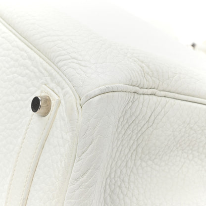 Hermes Taurillon Clemence BIRKIN 35 White 16 of 18