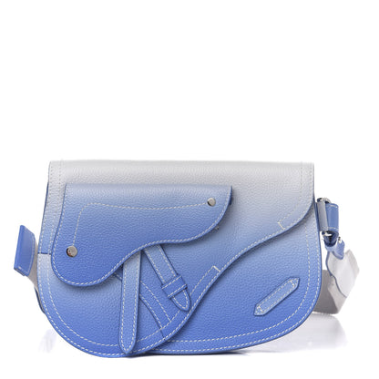 Christian Dior X KAWS Grained Calfskin Saddle Pouch 1 of 10