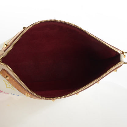 Louis Vuitton Monogram Multicolor Pochette Accessories White 8 of 9