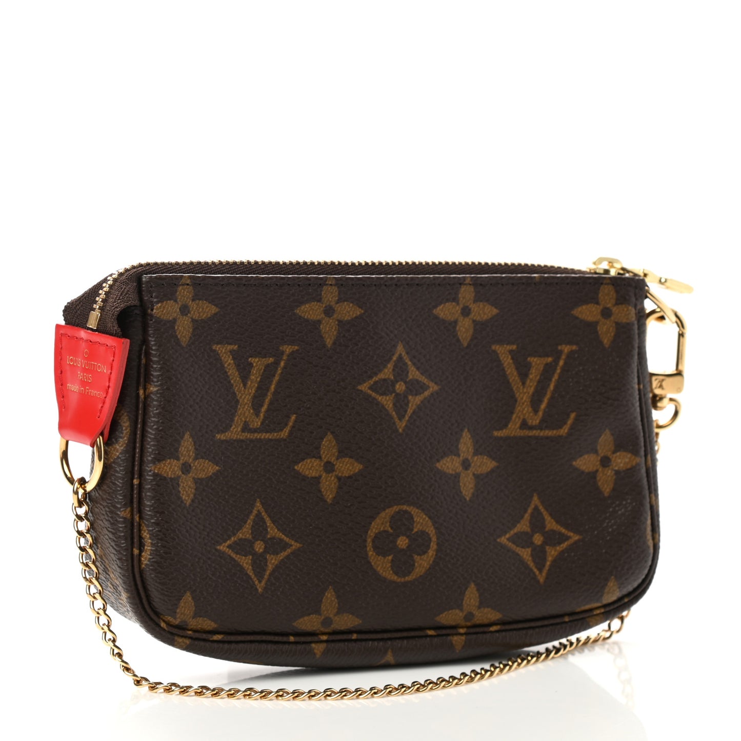 Monogram 2020 Christmas Animation Bumper Cars Mini Pochette Accessories Coquelicot
