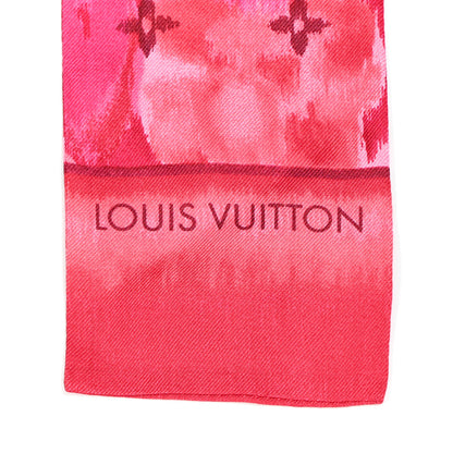 Louis Vuitton Silk Monogram Ikat Summer Bandeau Rose Indien 2 of 3