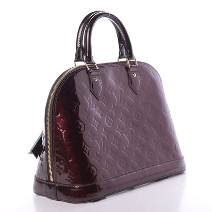 Louis Vuitton Vernis Alma PM Rouge Fauviste 3 of 13
