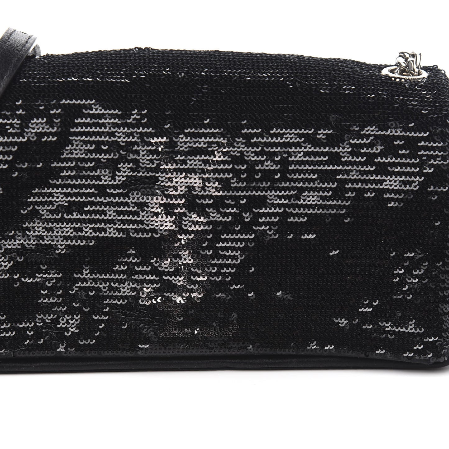 Sequins Toy West Hollywood Chain Wallet Nero Manto Naturale